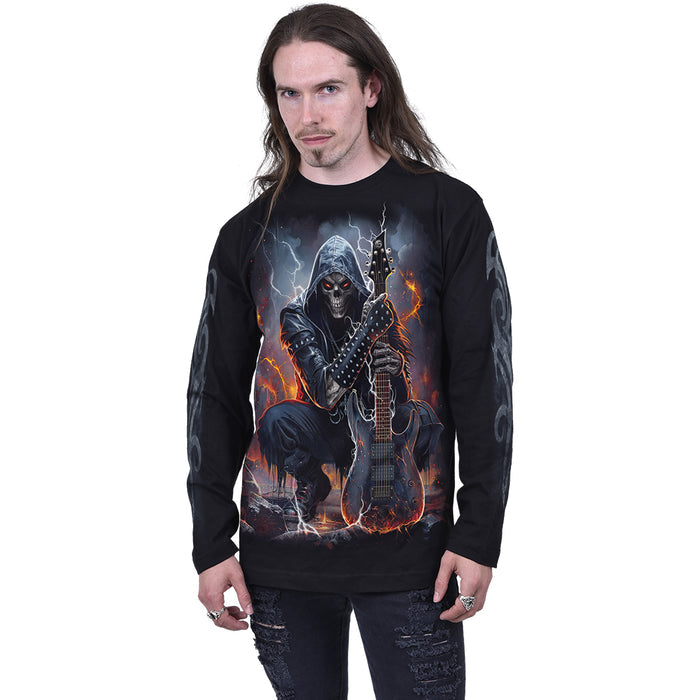 DEATH ROCKER - Longsleeve T-Shirt Black