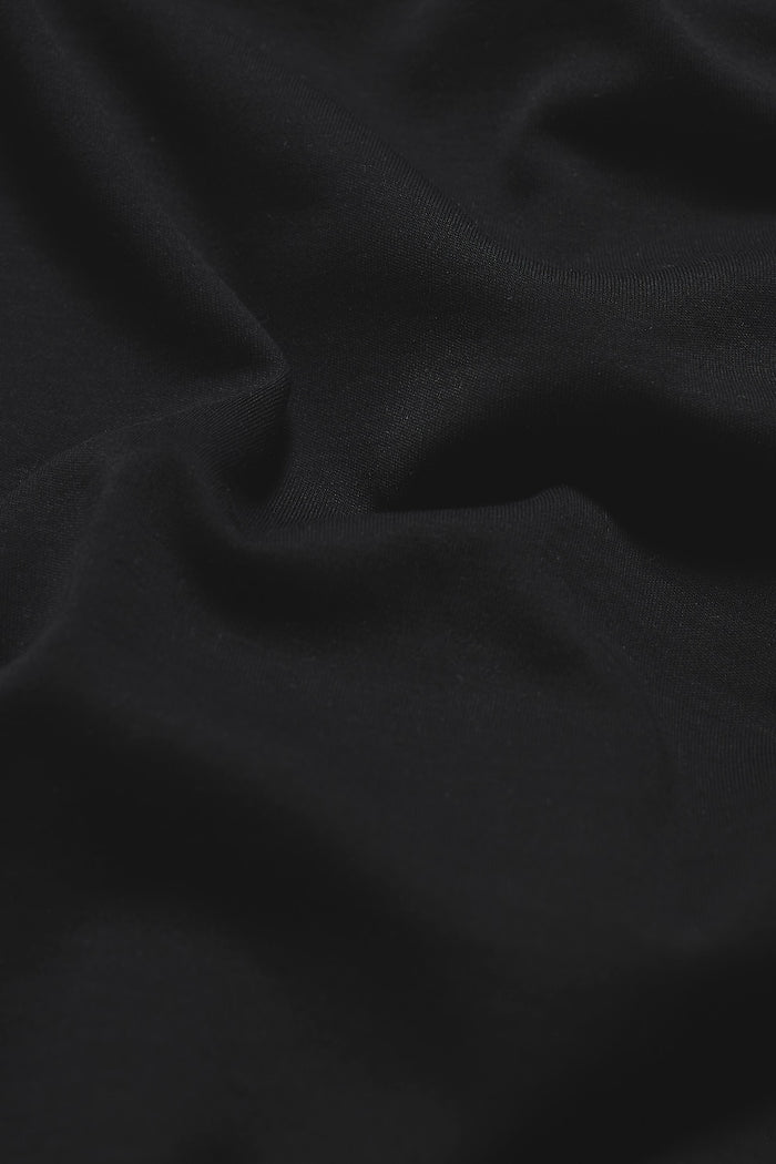 Interlock Jersey T-Shirt in Black