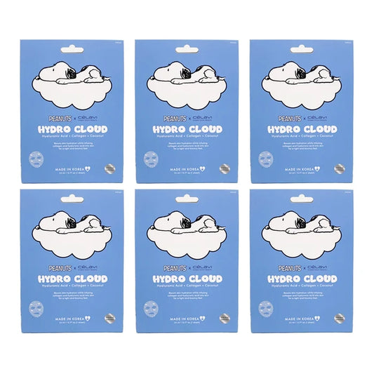 CELAVI - Peanuts Hydro Cloud Printed Sheet Mask – Hyaluronic Acid + Collagen + Coconut