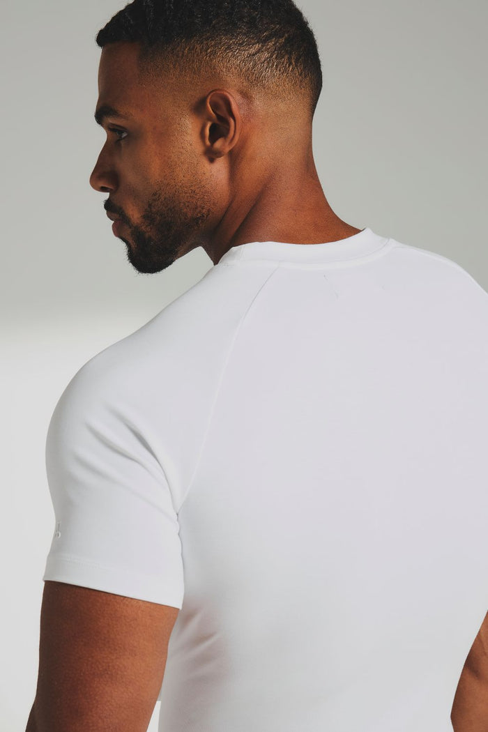 Interlock Jersey T-Shirt in White