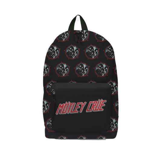 Rocksax Mötley Crüe Backpack - Heavy Metal Power